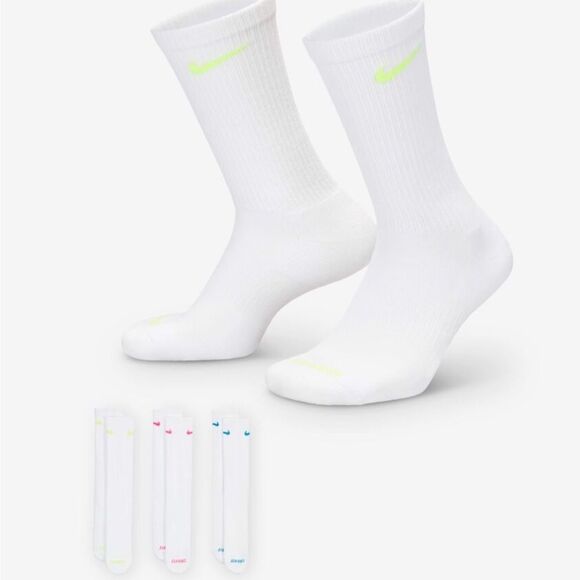 Nike Everyday Plus Cushioned Training Crew Socks (3 Pairs)! - Picture 10 of 10